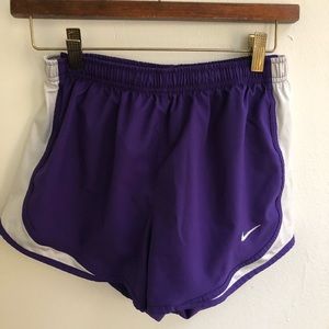 Nike TEMPO Purple Shorts Small